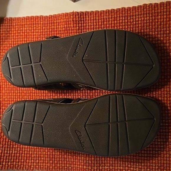 Mens, Clark's Gladiator Sandals, Leather, Brown, Size 11M - Picture 2 of 7